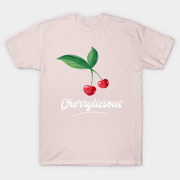 Cherrylicious , Cherry fruit  , Cherry Blossom T-Shirt by Elitawesome